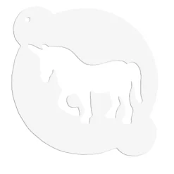 Stencil Unicornio 11cm