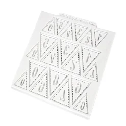 Tapete de silicona Banderines con números