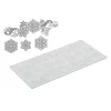 Tapete de Silicona Encajes de Azúcar Copos de Nieve