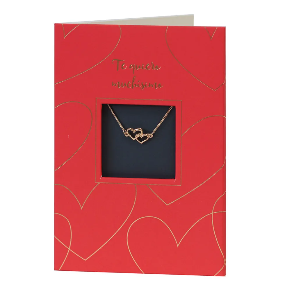 Tarjeta de Felicitación con Colgante Modelo A