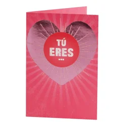 Tarjeta de Felicitación Corazón Modelo A