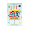 Tarjeta de Felicitación 40 Cumpleaños Modelo A
