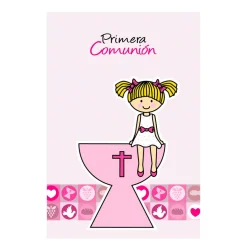 Tarjeta de Felicitación Primera Comunión Modelo J