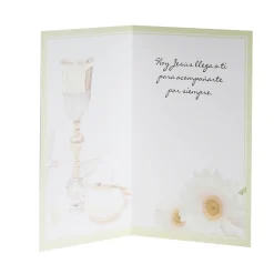 Tarjeta de Felicitación Primera Comunión Modelo A