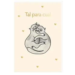 Tarjeta de Felicitación Tal para Cual