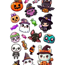 Tatuajes Temporales Infantiles Halloween – Pequeños Monstruos