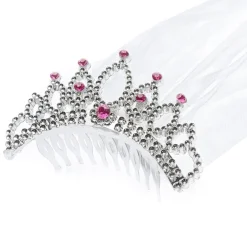 Tiara con Velo Blanco