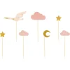 Topper para Cupcakes Cigüeña 7 ud - Partydeco