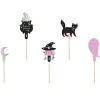 Topper para Cupcakes Halloween 6 ud - Partydeco