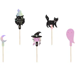 Topper para Cupcakes Halloween 6 ud - Partydeco