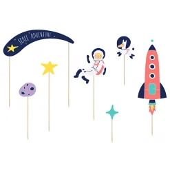 Topper para Tarta Aventura Espacial 7 ud - Partydeco