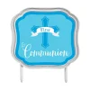 Topper para Tarta Comunión Azul