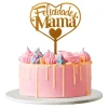 Topper para Tarta Felicidades Mamá 14 cm