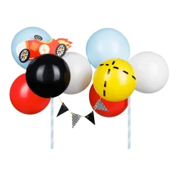 Topper para Tarta Globos Coche - Partydeco
