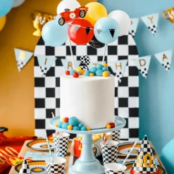 Topper para Tarta Globos Coche - Partydeco