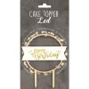 Topper para Tarta Happy Birthday Led 12 cm - Scrapcooking