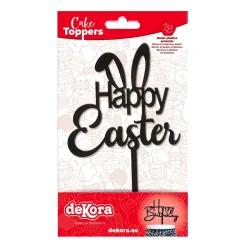 Topper para Tarta Happy Easter 16 cm - Dekora
