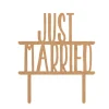 Topper para Tarta Just Married