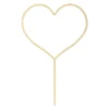 Topper para Tarta Madera Corazón 23 cm - Partydeco