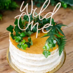 Topper para Tarta Madera Wild One - Partydeco