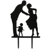Topper para Tarta Pareja con Niño