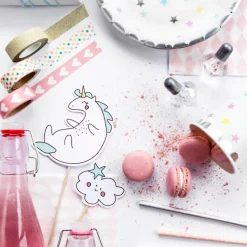 Topper para Tarta Unicornio 5 ud - Partydeco
