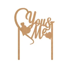 Topper para Tarta You & Me