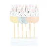 Toppers Decorativos Conejo de Pascua 12 ud