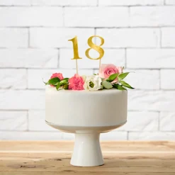 Toppers de Números Dorados 11 ud - Partydeco