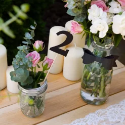 Toppers de Números Negros 11 ud - Partydeco