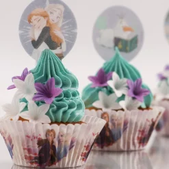 Toppers de Oblea para Dulces Frozen 10 ud