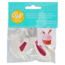 Toppers para Cupcake Orejas Conejo 24 ud - Wilton