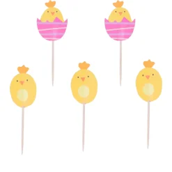 Toppers para Dulces Pollitos 24 ud