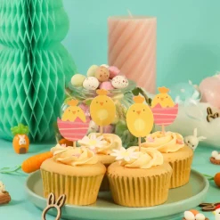 Toppers para Dulces Pollitos 24 ud