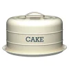 Transportador de tartas vintage crema