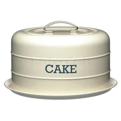 Transportador de tartas vintage crema