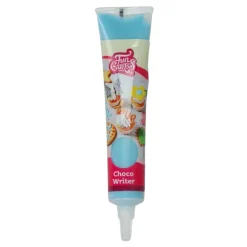 Tubo Escritor de Chocolate Azul Cielo 25 gr - Funcakes