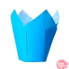 Tulipas para Muffins Azules 24 ud - Pastkolor