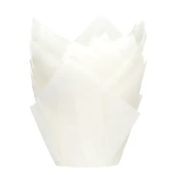 Tulipas para Muffins Blancas 36 ud - House of Marie