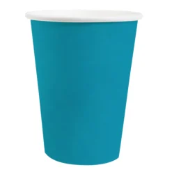 Vasos de Papel Azul Agua 10 ud