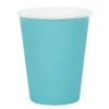 Vasos de Papel Azul Cielo 10 ud