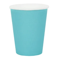 Vasos de Papel Azul Cielo 10 ud