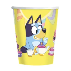 Vasos de Papel Bluey 8 ud