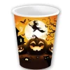 Vasos de Papel Calabaza Halloween 6 ud