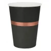Vasos de Papel Navidad Chic Gris 10 ud