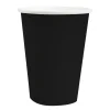 Vasos de Papel Negros 10 ud