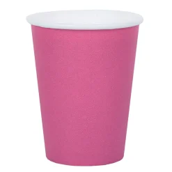Vasos de Papel Rosa Candy 10 ud