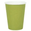 Vasos de Papel Verde Kiwi 10 ud