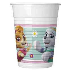 Vasos de Plástico Patrulla Canina Skye y Everest 8 ud