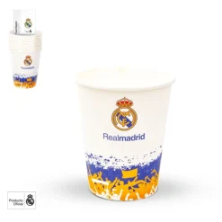 Vasos Real Madrid Afición 8 Ud